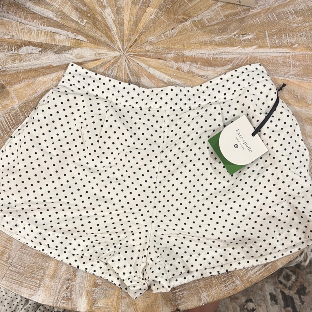 Kate Spade x Target White & Black Polka Dot High Waist Shorts & Matching Tank